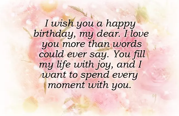 Happy Birthday Love Letter To Her