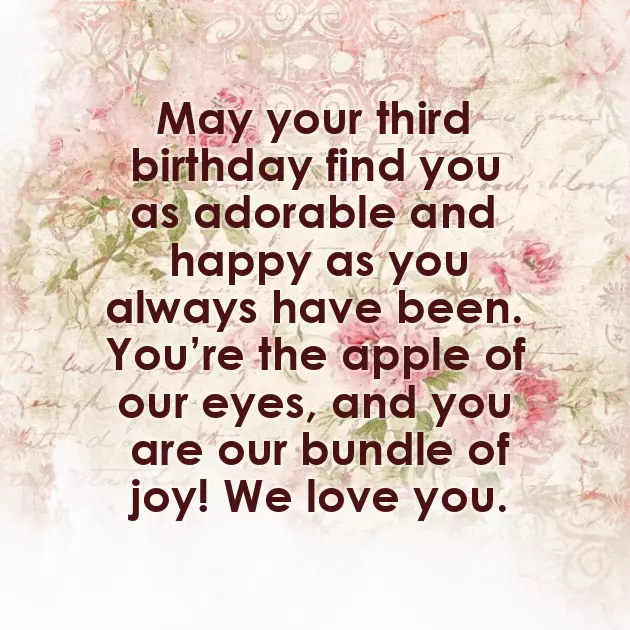 Happy 3Rd Birthday My Son Quotes