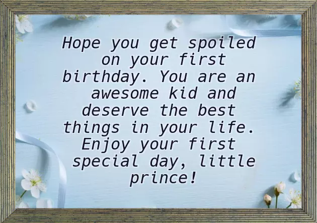 Happy Birthday 1 Year