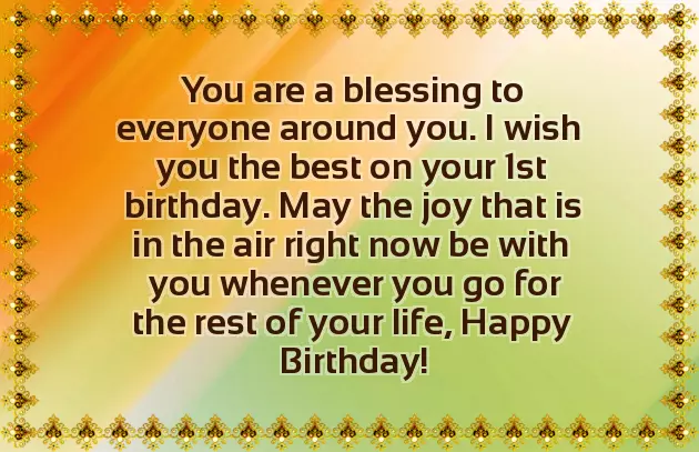 Happy 1St Birthday Wishes To Nephew Happy 1St Birthday Wishes To Nephew