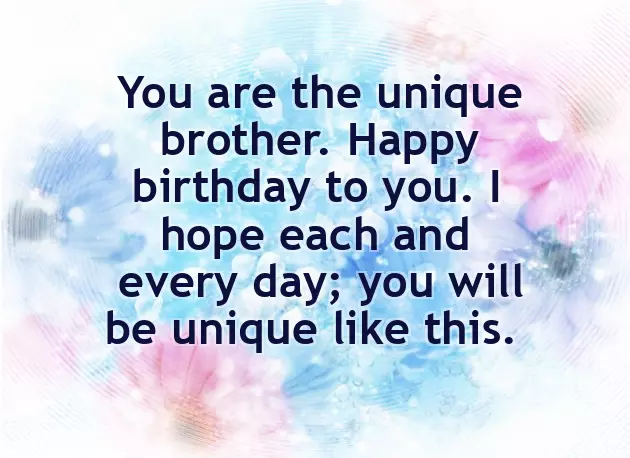 Happy Birthday Wishes For Brother On Facebook