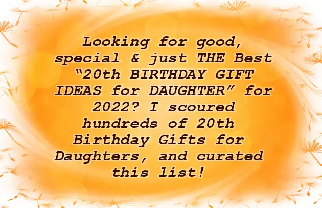 20Th Birthday Ideas