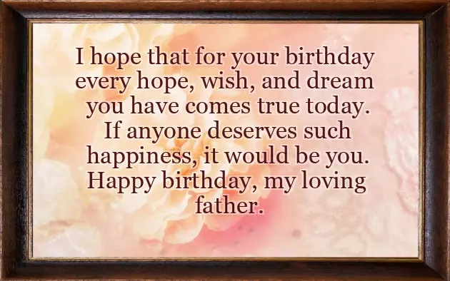 Birthday Quotes From Daughter To Father