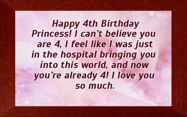 Happy Birthday 4 Year Old Daughter Happy Birthday 4 Year Old Daughter