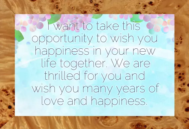 Simple Wedding Congratulations Simple Wedding Congratulations