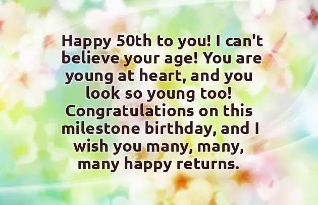 Happy 50Th Birthday Funny Wishes Happy 50Th Birthday Funny Wishes