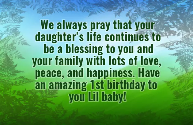 Birthday Wishes For One Year Son