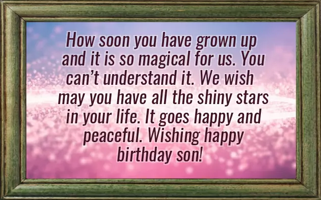Happy Birthday Post For Son
