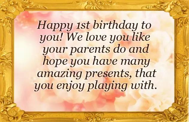 Birthday Wish To 1 Year Old Boy Birthday Wish To 1 Year Old Boy