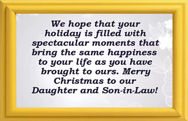 Christmas Wishes For Daughter In Law
