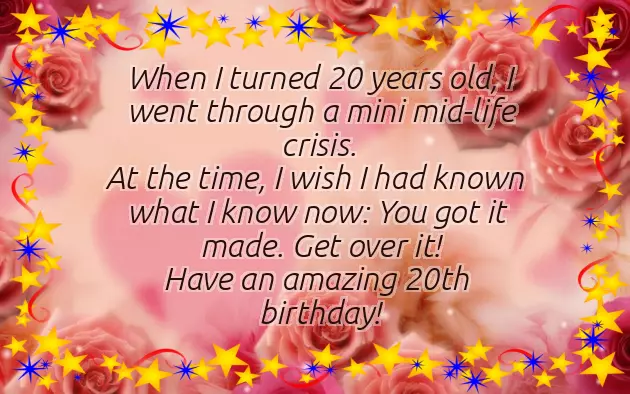 Happy 20Th Birthday Funny Happy 20Th Birthday Funny