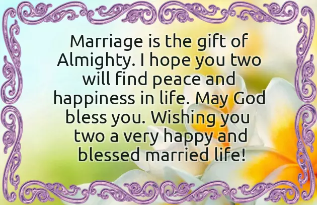 Blissful Wedding Wishes