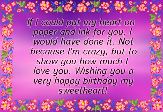 Quotes For Birthday Wishes To Boyfriend