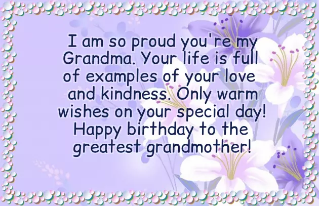 Short Birthday Wishes For Grandma Short Birthday Wishes For Grandma