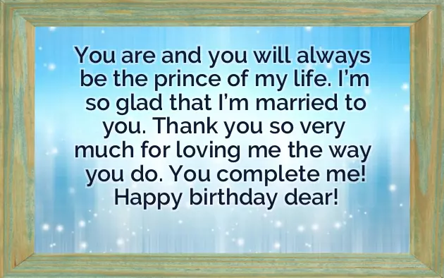 Happy Birthday Wishes To My Hubby