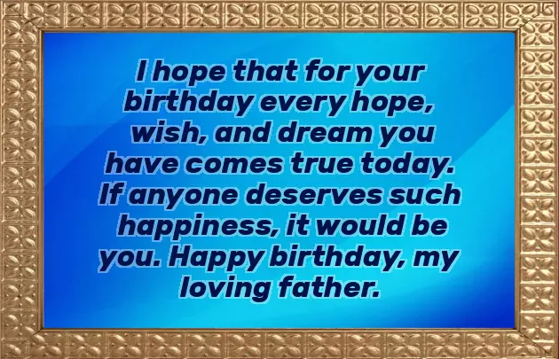 Greeting For Father