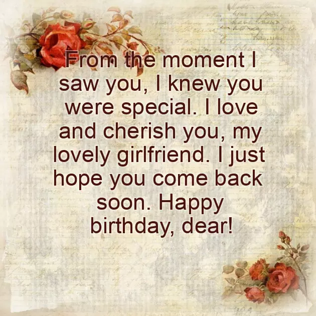 Birthday Greetings To Your Girlfriend Birthday Greetings To Your Girlfriend