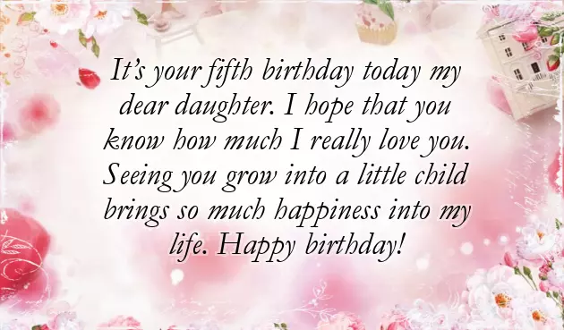 Happy Birthday 5 Year Old