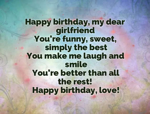 A Romantic Birthday Wish For My Girlfriend A Romantic Birthday Wish For My Girlfriend