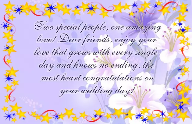 Congratulate Someone On Wedding