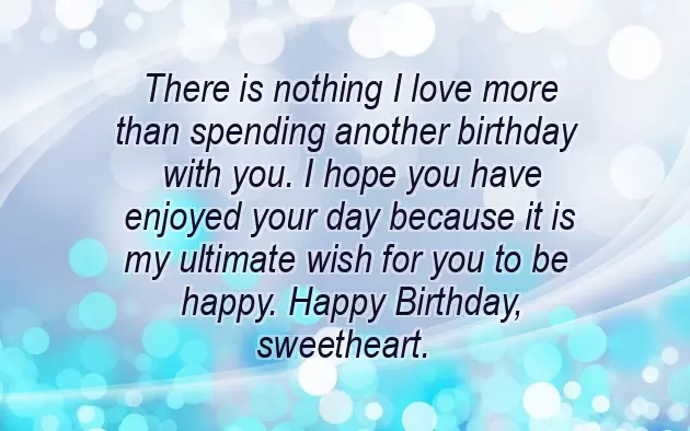 Birthday Greetings For My Love