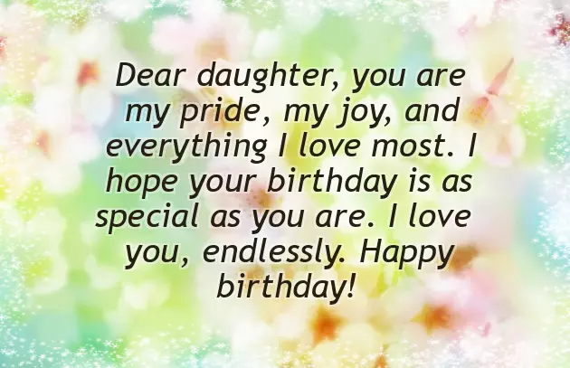 Sweet Daughter Birthday Wishes Sweet Daughter Birthday Wishes