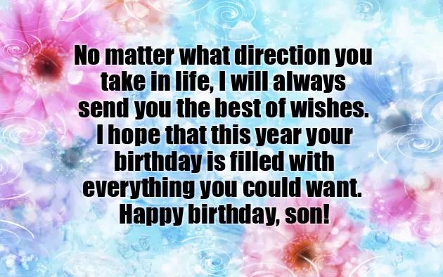 Happy Birthday To My Son Quotes From Mom
