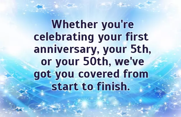 Wedding Anniversary List Wedding Anniversary List