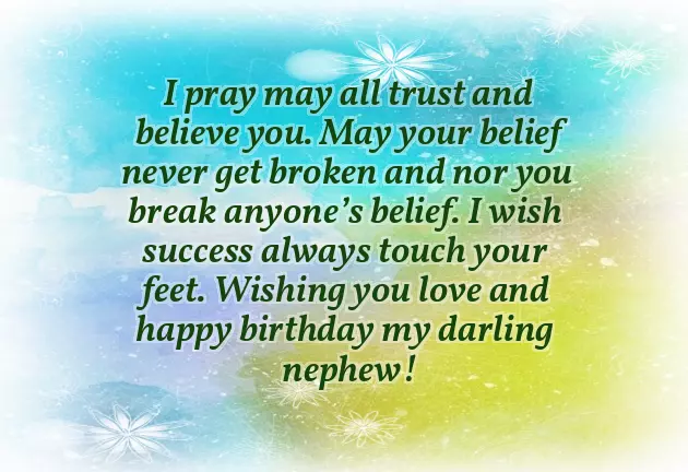 Birthday Wishes For A Young Nephew