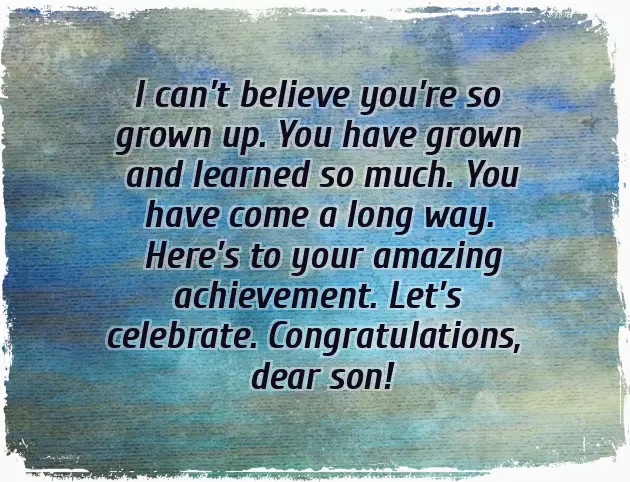 Sample Congratulations Letter For College Graduation