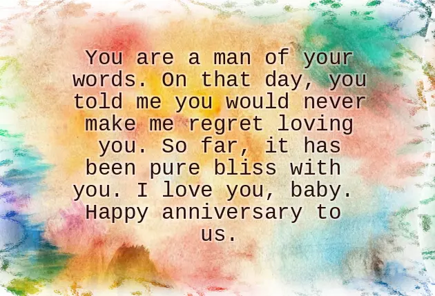 First Year Anniversary Wishes For Boyfriend First Year Anniversary Wishes For Boyfriend