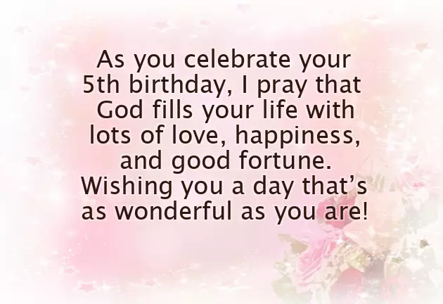 Happy Birthday 5 Year Old