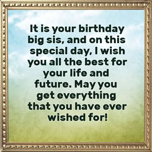 Best Birthday Wish For Elder Sister Best Birthday Wish For Elder Sister