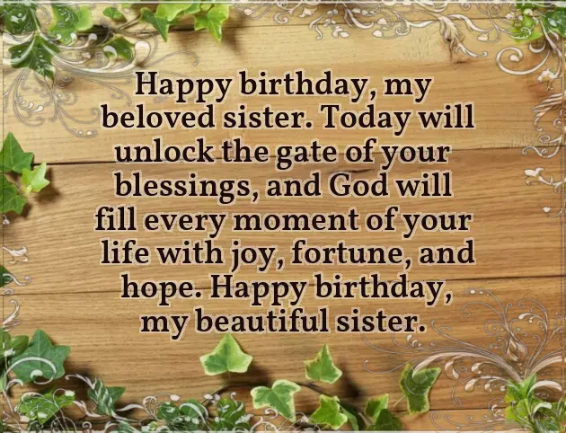 Birthday Wishes For Sister In English Birthday Wishes For Sister In English