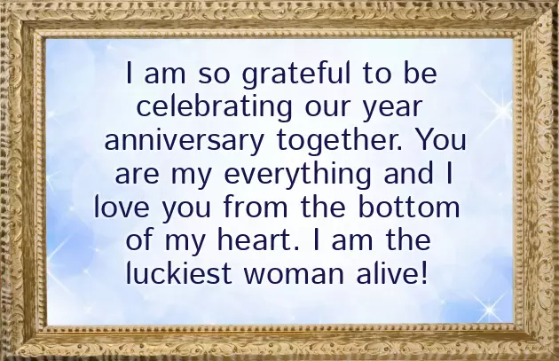 1St Anniversary Wishes