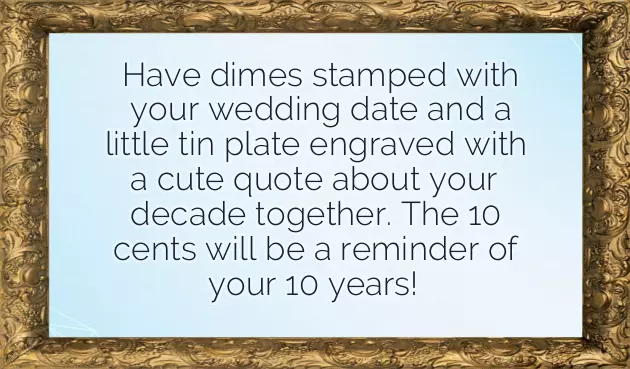 10Th Anniversary Gift Ideas 10Th Anniversary Gift Ideas