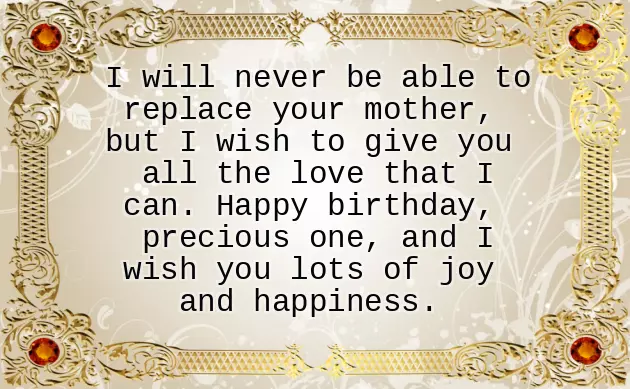 Happy Birthday To My Bonus Daughter