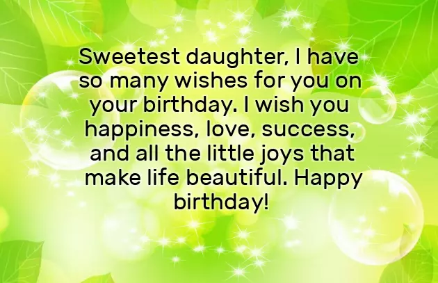 Sample Birthday Greetings To A Daughter Sample Birthday Greetings To A Daughter