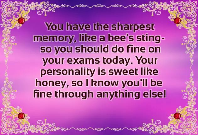 Best Wishes For Examination