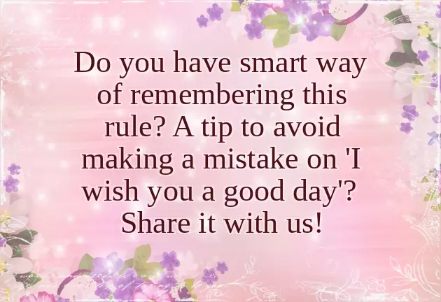 I Wish You A Wonderful Day I Wish You A Wonderful Day