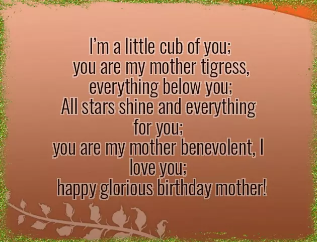 Birthday Greetings For Mom From Son