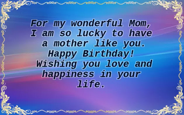 Birthday Wishes For Mums