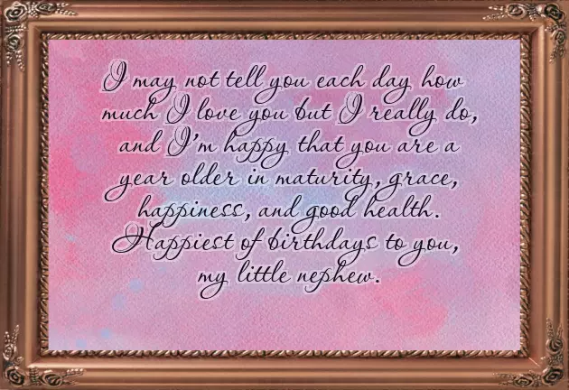 Happy Birthday To My Sweet Boy