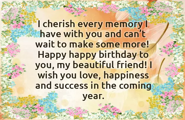 Birthday Wishes For Your Friend Girlfriend