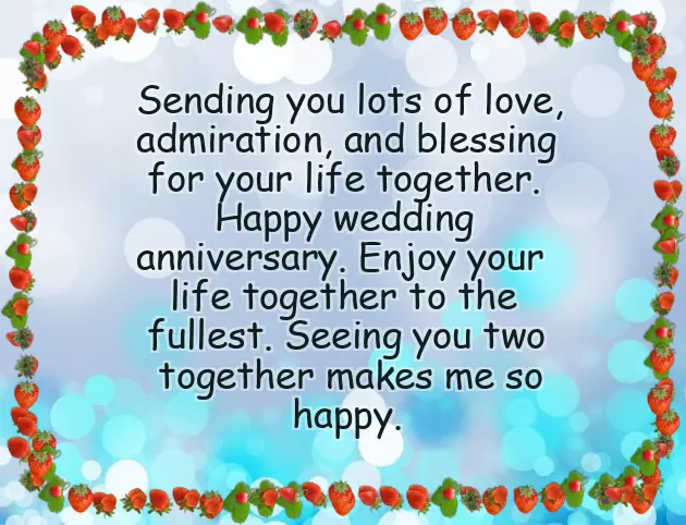 Best Wedding Anniversary Message