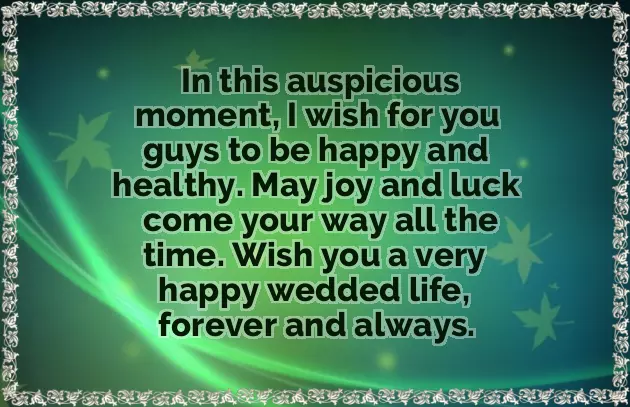 1St Wedding Anniversary Wishes For Daughter And Son In Law