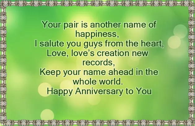 Aunty Uncle Anniversary Wishes