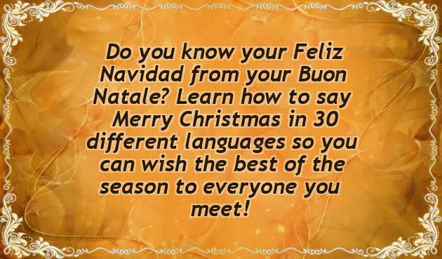Merry Christmas In Other Languages Merry Christmas In Other Languages