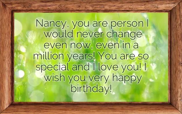 Happy Birthday Nancy Happy Birthday Nancy