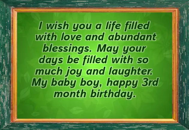 3Rd Month Birthday Wishes For Baby Boy 3Rd Month Birthday Wishes For Baby Boy